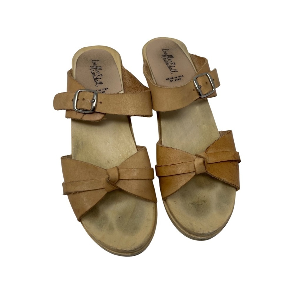 Loeffler Randal Heart LR Lotte Slip-on Knot Clog in Beige  teen sz 35